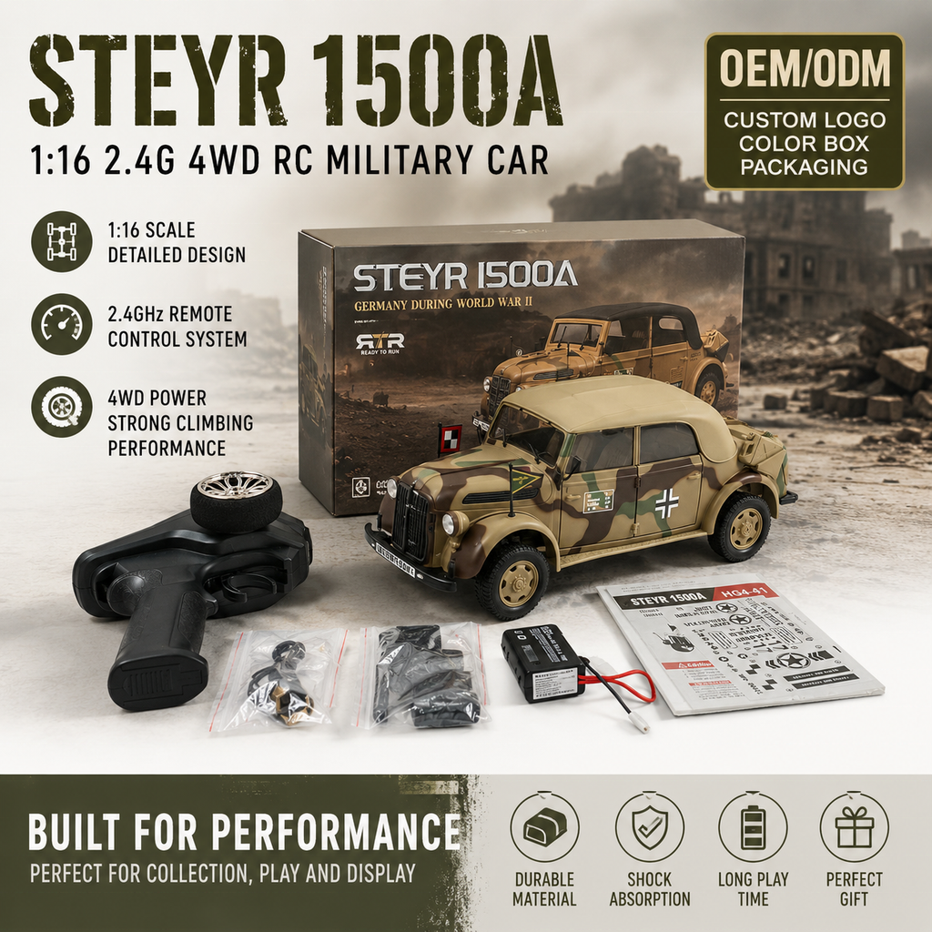 OAKLEE Ranger - 1:16 RC Military Jeep