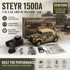 OAKLEE Ranger - 1:16 RC Military Jeep